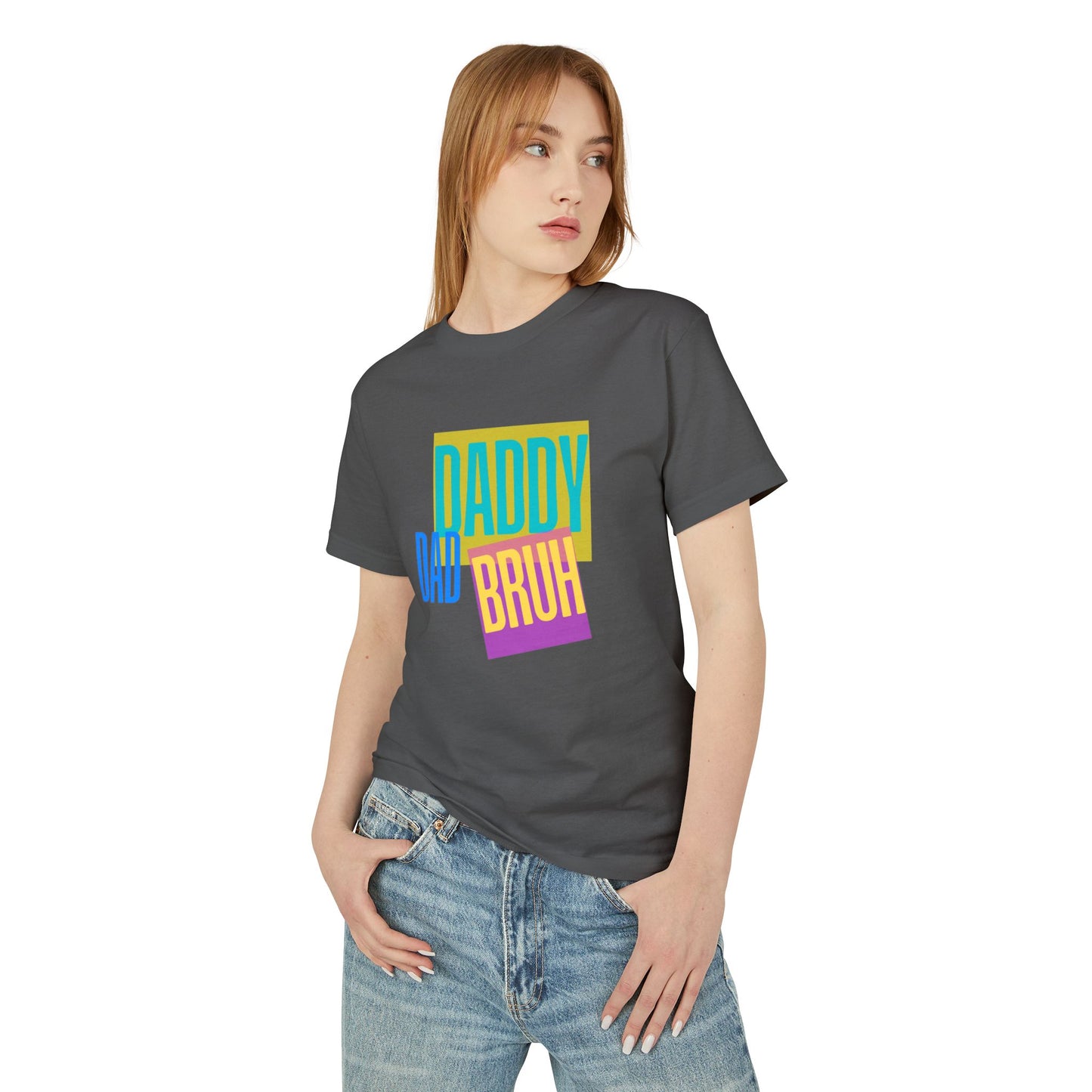 Father's Day Fun Tee - Daddy Dad Bruh, Unisex T-Shirt, Gift for Dads, Everyday Wear, Casual Style, Family Celebration Apparel