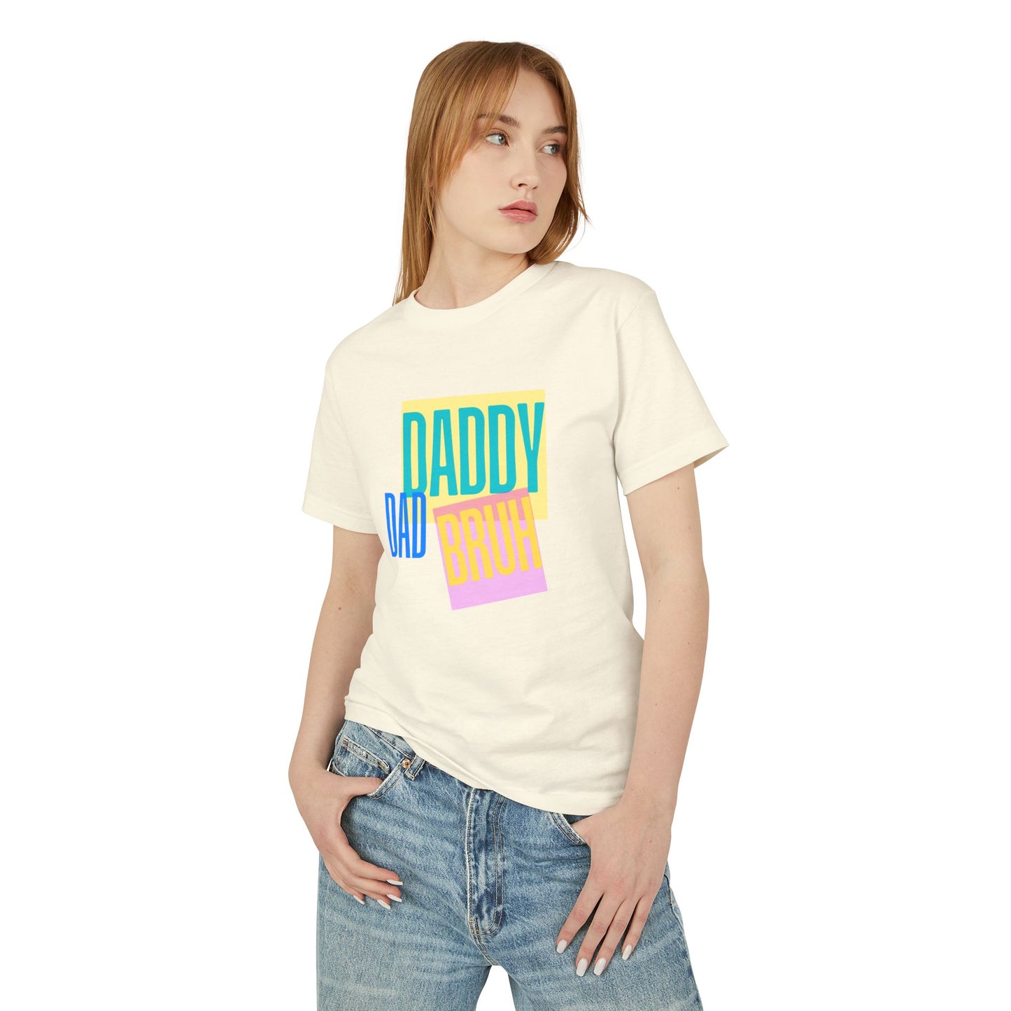 Father's Day Fun Tee - Daddy Dad Bruh, Unisex T-Shirt, Gift for Dads, Everyday Wear, Casual Style, Family Celebration Apparel