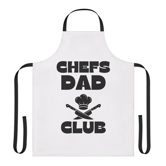 Chefs Dad Club Apron, Fun Cooking Gift for Father's Day, Foodie Apron, Chef Accessories, Kitchen Humor Gear, Family Cooking