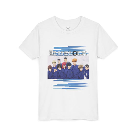 Blue Lock TV Show Kids Graphics Youth Tee Shirt, Children's Clothing, Cartoon Print Kids Shirt, Blue Lock Logo Tee, Graphic Tee for Kids, TV